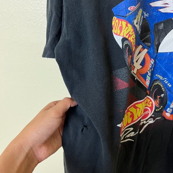 Vintage 1997 Kyle Petty Hot Wheels Zero Tolerance Tee Shirt Size XXL - Picture 7 of 7